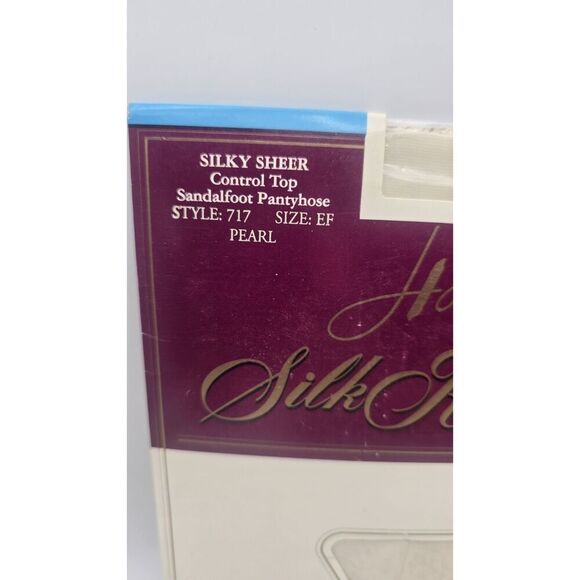 EF 1995 Hanes Silk Reflections PEARL & Profiles WHITE Control Top / lot of 3 - Picture 2 of 9